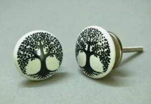 Unique handmade wooden knobs