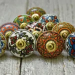 Unique handmade wooden knobs