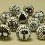 Vintage ceramic dresser knobs