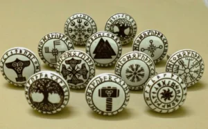 Vintage ceramic dresser knobs