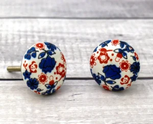 Vintage ceramic dresser knobs