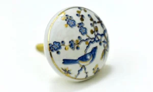 Vintage ceramic dresser knobs