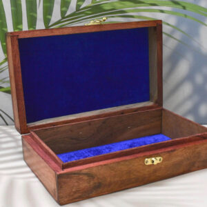 India House-Hand Engraved TREE OF LIFE Wooden Box Keepsake Jewelry Organizer & Storage- 10X6 inch - Image 4