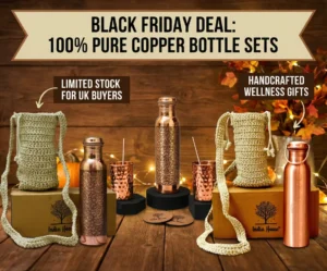 Black Friday Deal 100% Pure Copper Bottle Sets
