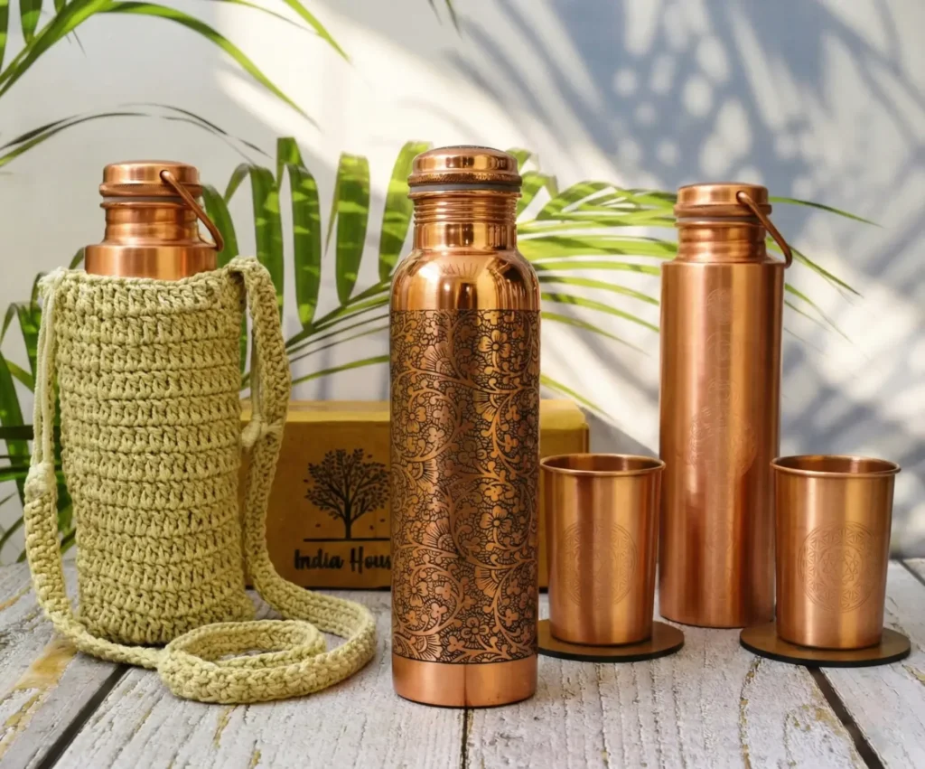 Limited-Edition Copper Bottle Sets India House
