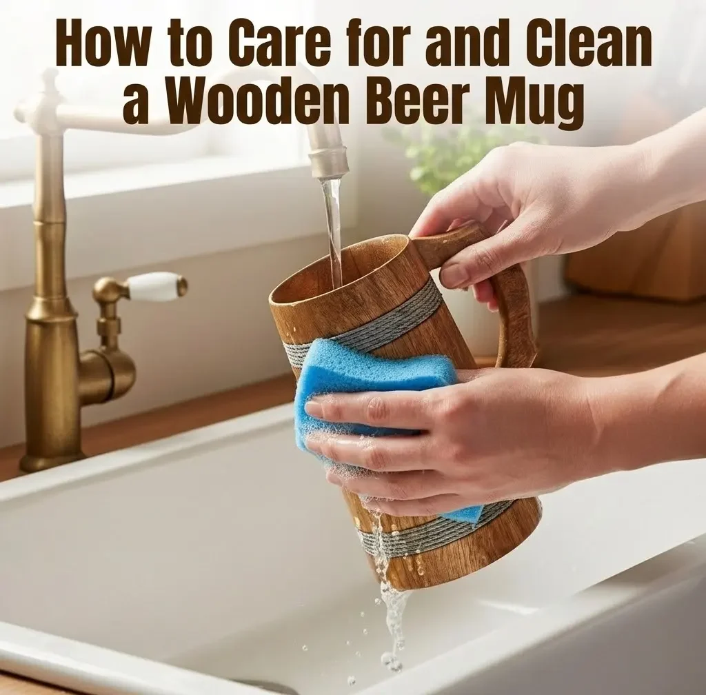 How to Care for and Clean a Wooden Beer Mug Without Ruining It