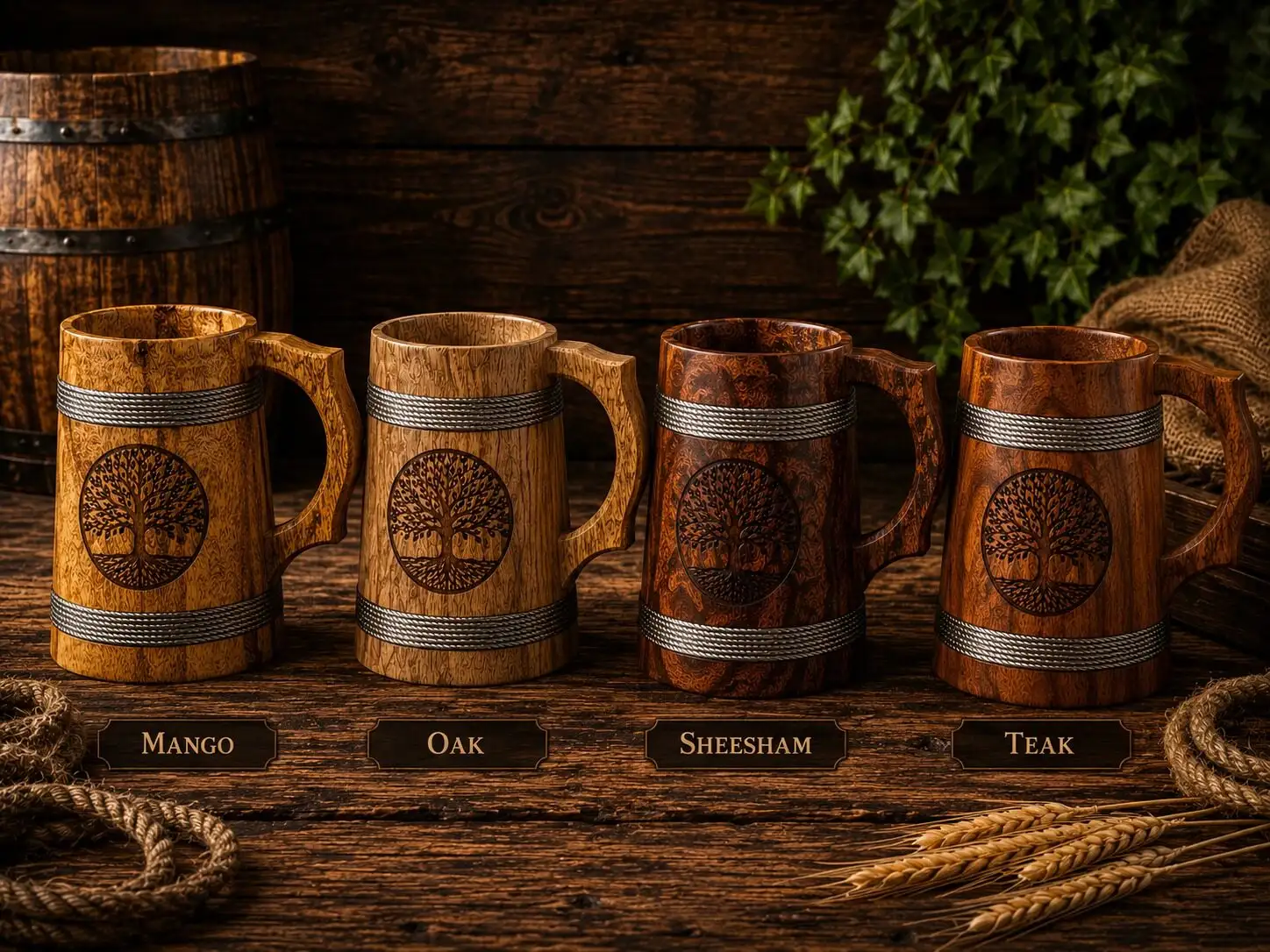 Types of Wood for Mug Making