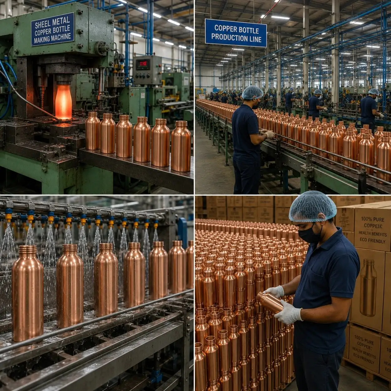 Factory-Made Copper Bottle