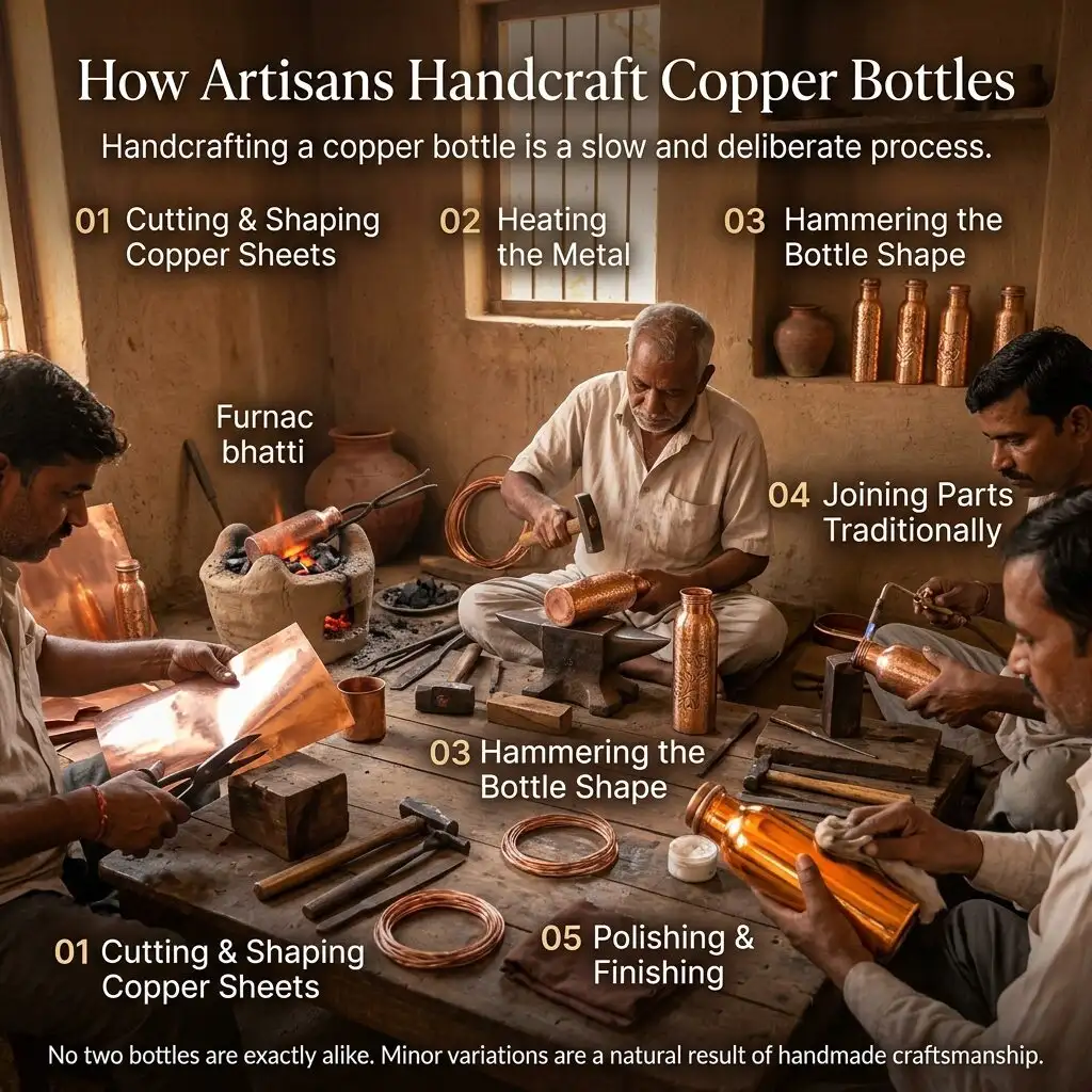 Artisan Handcrafting Copper