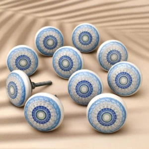 Ceramic Multicolor Knobs Kitchen Cabinet Drawer Knobs Hardware Knobs Handmade Knobs Cabinet Knobs Ceramic Door Knobs. Set of 10